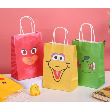 Customized fashion take away food tote bags